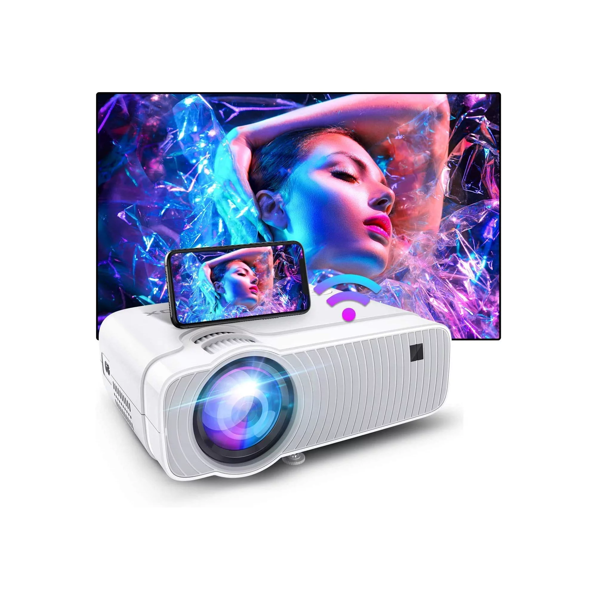 Portable Projector With Screen